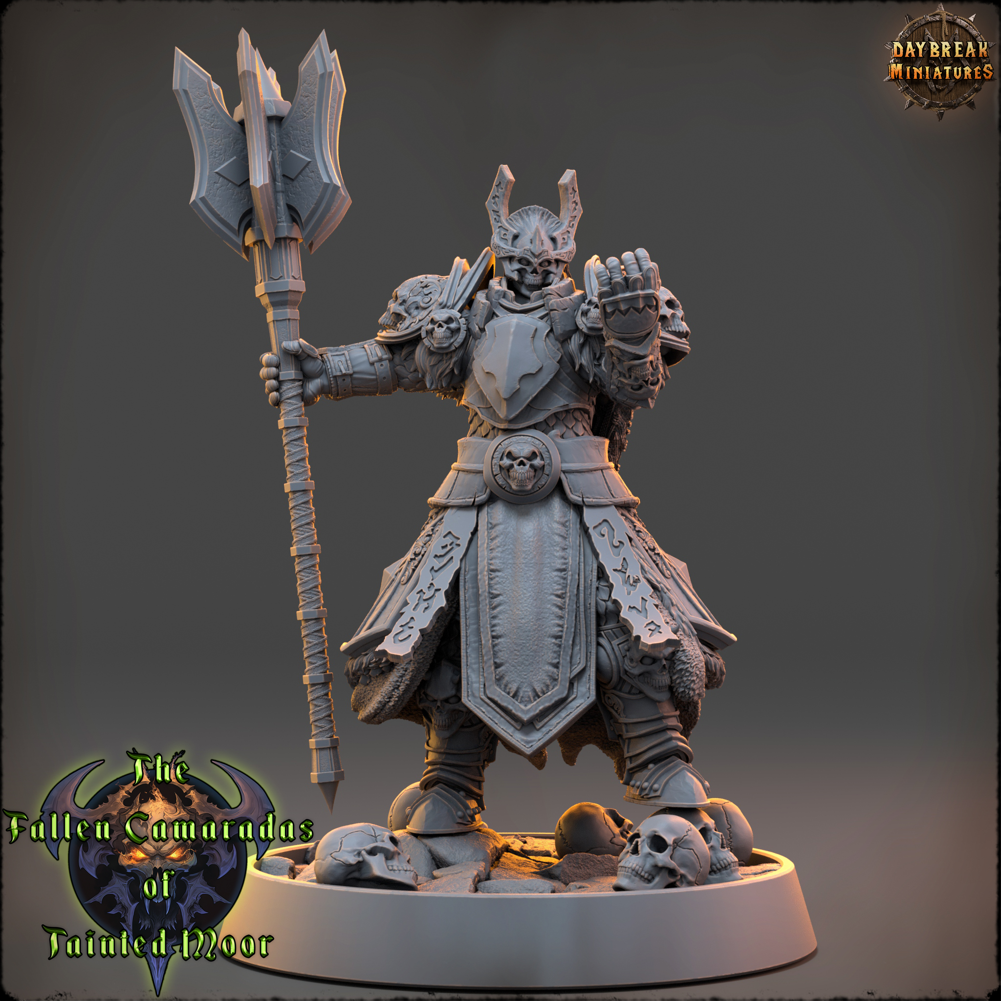 Bone Warden of the Ashen Guard - The Fallen Camaradas of Tainted Moor